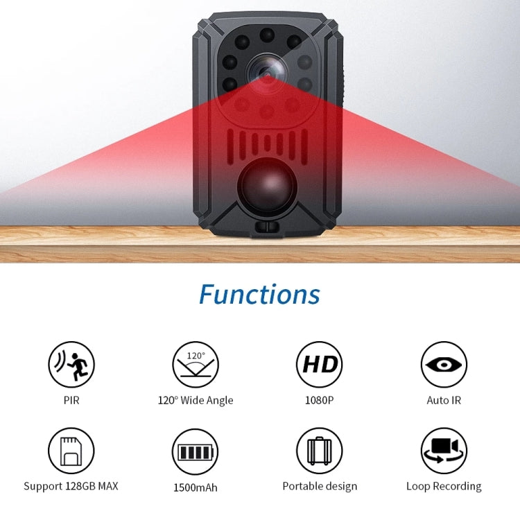 MD31 Mini 1080P HD Camcorder Night Vision PIR Motion Action Micro Camera, MD31 MD31 Mini 1080P HD Camcorder Night Vision PIR Motion Action Micro Camera, MD31
